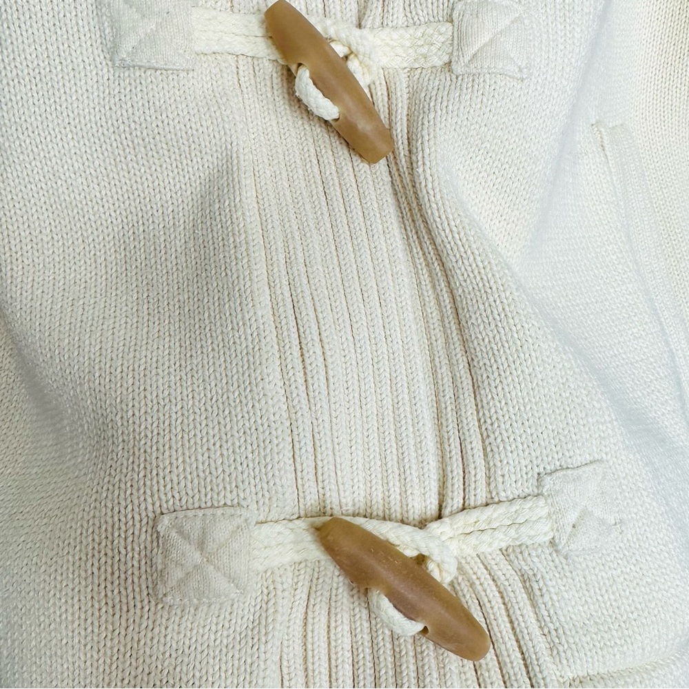 Ll Bean Collared Toggle Button Cardigan Sweater S… - image 5